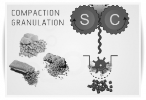 компактирование порошков гранулированием Sahut Conreur